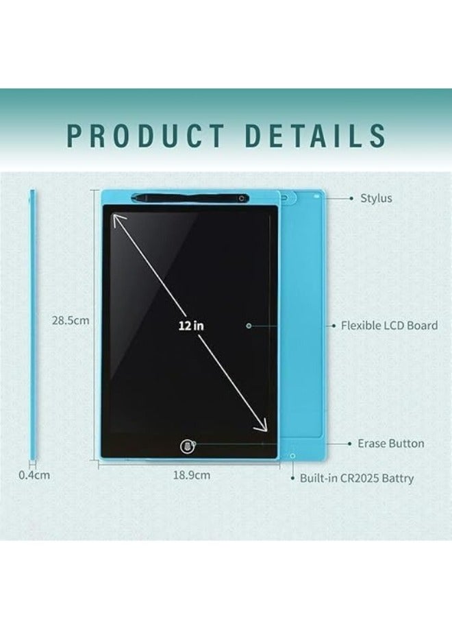 10 Inch Foldable Portable LCD Screen Reading Writing Early Education Tablet for Kids - Blue - Image 2