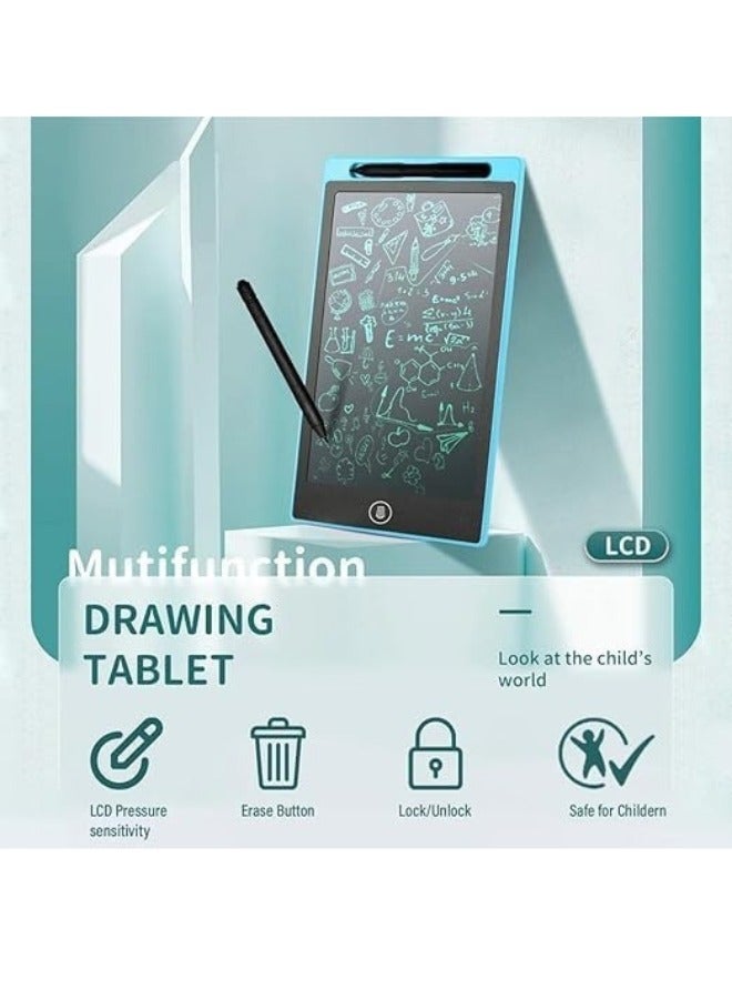 10 Inch Foldable Portable LCD Screen Reading Writing Early Education Tablet for Kids - Blue - Image 3