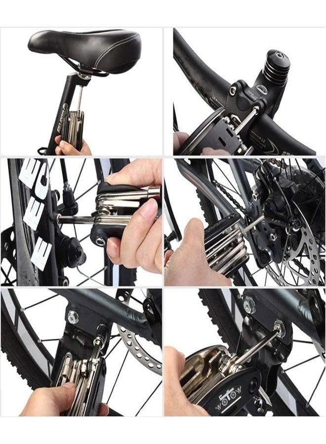 FCCRACING Bicycle Accessories Combo - Water Bottle Holder, Ultra Loud Cycle Bell & 15 in 1 Multi Tool Kit | Durable Cycle Bottle Cage, Bike Horn Bell & Repair Tool Set for MTB, Road & City Bikes Combo - Image 5