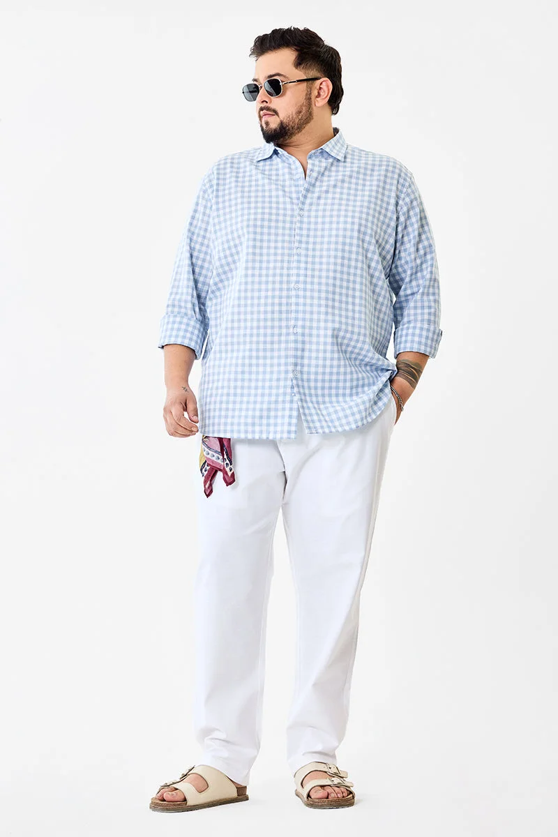 SNITCH 100% Cotton Drawstring Plus Size Trousers