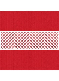 Designer Stencils 4 Inch Rattan Cake Stencil by Designer Stencils  - Image 3