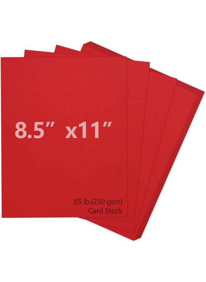Joyberg Red Cardstock 8.5 x 11, 230gsm Cover Cardstock Paper, 85 Lb Heavy Card Stock for Printer, Card Stock Paper for Invitations, Scrapbooking, Crafts, Diy Cards, Decoration, Drawing (30 Sheets) - Image 1