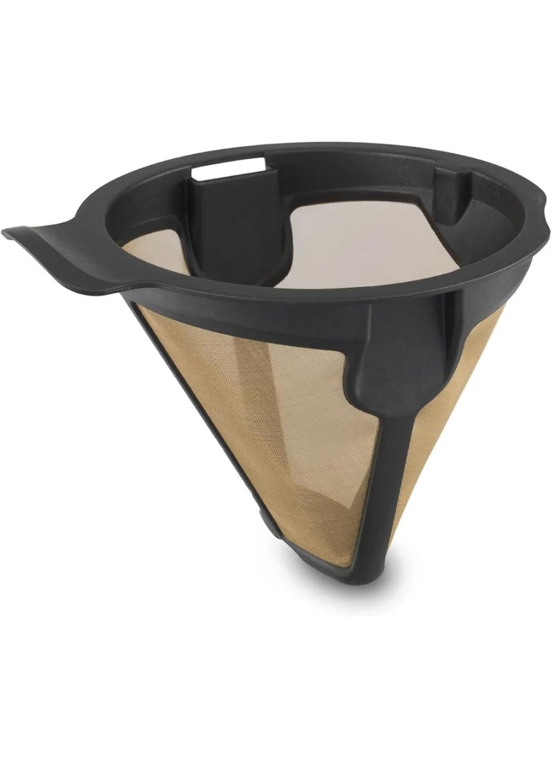 Ninja Ninja Coffee Permanent Filter for Hot and Cold Brewed System for Coffee Grounds Gold Tone Filter Compatible with CP307 119KKWCP30 