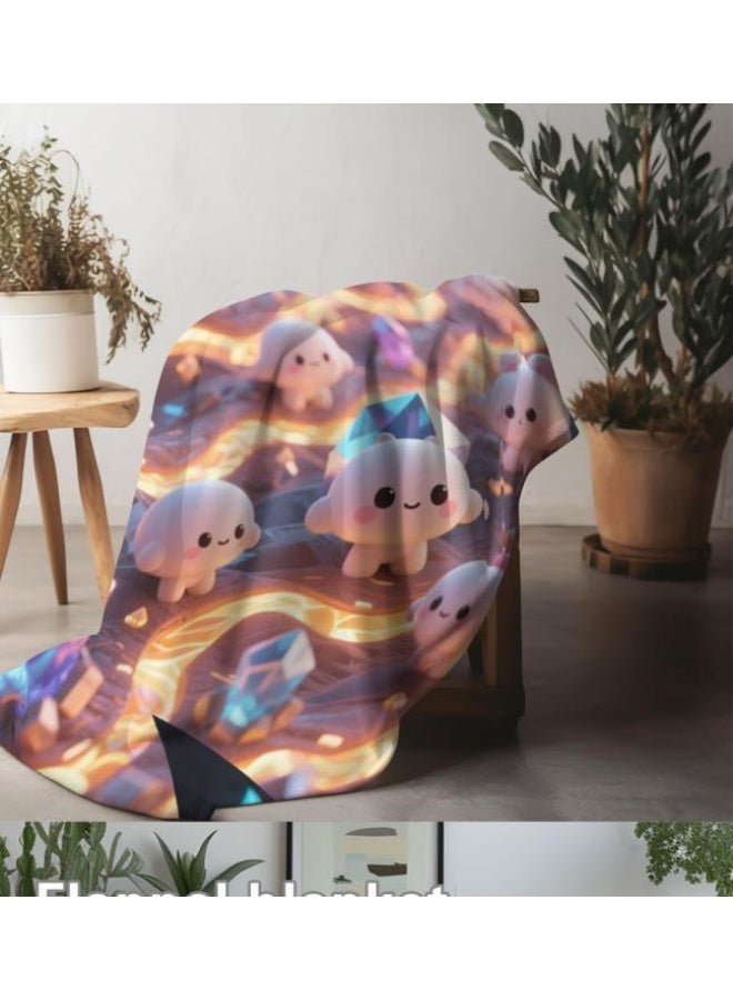 عام بطانية رقيقة من الفانيلا (حرارة ومريحة، ومناسبة للنوم واستخدام اللعبة والغبار والرمل) 150 سم * 200 سم - 669 - Image 3