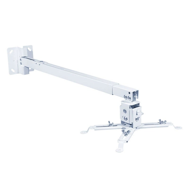 Projector Ceiling Mount: Low Profile Adjustable 3-In-1 Design - 40 Lbs Load Capacity Black Powder-Coated Finish for Home Office Environments - Image 1
