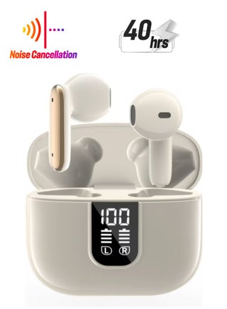 True Wireless Earbuds, In-Ear Bluetooth 5.4 Headphones 4-Mics ENC Clear Call, Bluetooth Earbuds Touch Control 40 Playtime, IPX6 Waterproof TWS, Light-Weight Earphones - pzsku/ZE97C8366058F37BC529AZ/45/1741330325/e9570c94-5e19-40f6-8cff-d16f2b1c11c1