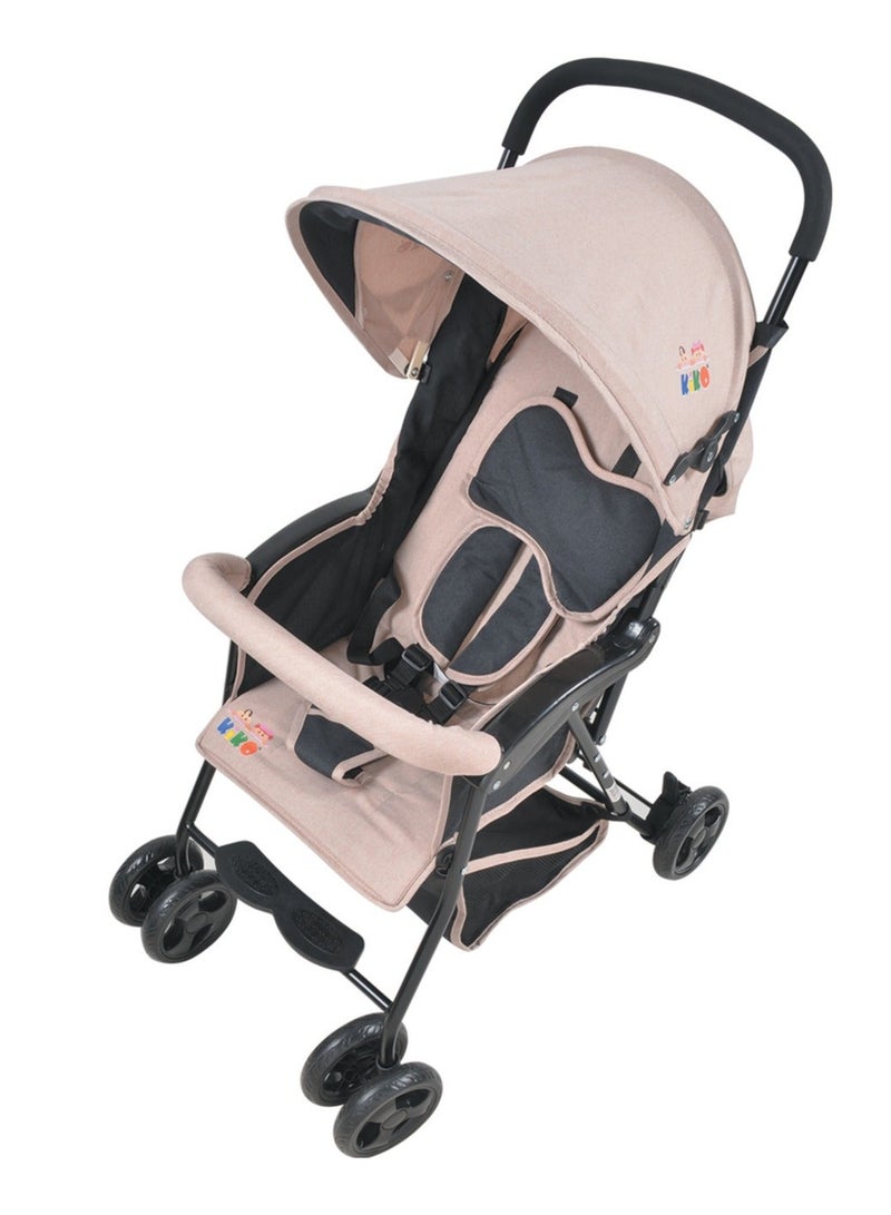 Kiko Baby Stroller Newborn - Beige - Image 2