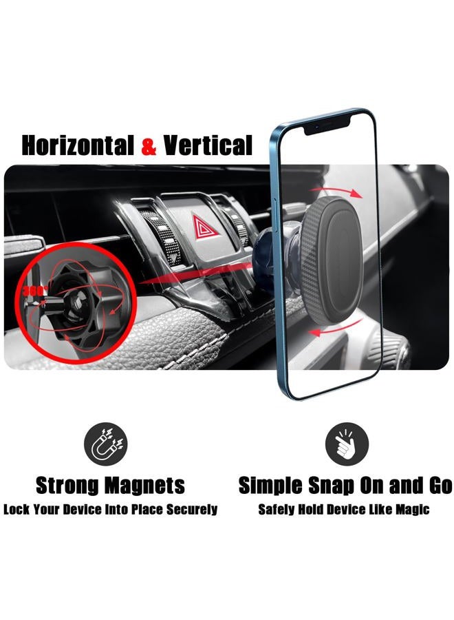 Mengfly Car Phone Holder, Air Vent Magnetic Stand Mount for Toyota RAV4 (2023 to 2019 Premium XLE, Adventure, TRD Off-Road, Limited, Hybrid XSE, Prime XSE), with Adjustment Wheel (Not Fit XLE, LE, SE) - Image 4