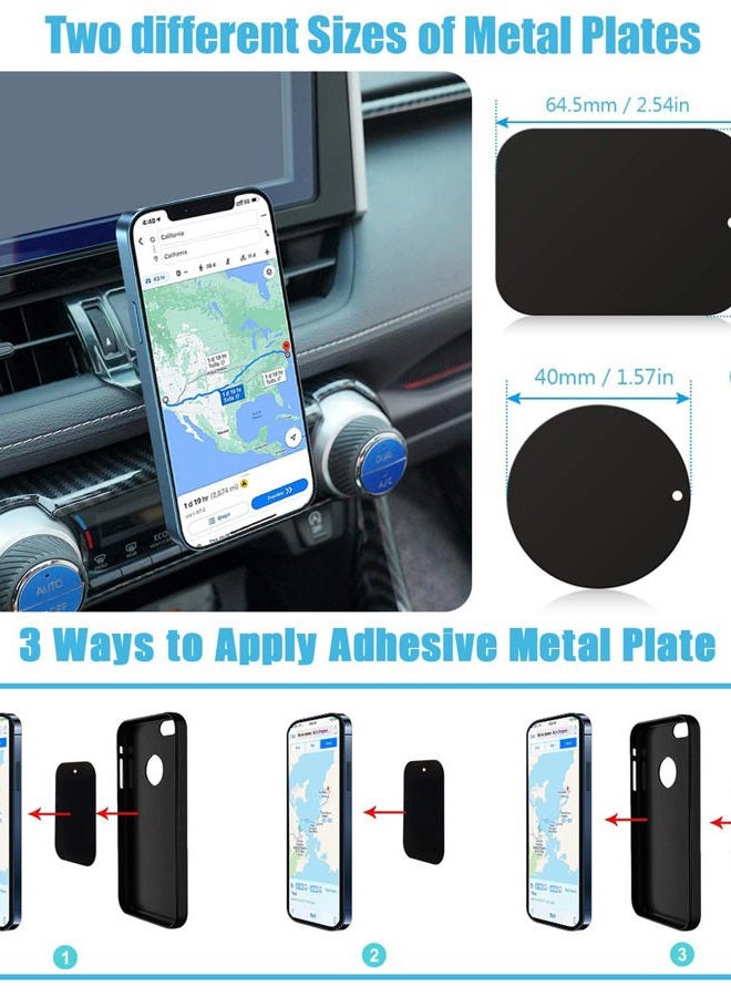 Mengfly Car Phone Holder, Air Vent Magnetic Stand Mount for Toyota RAV4 (2023 to 2019 Premium XLE, Adventure, TRD Off-Road, Limited, Hybrid XSE, Prime XSE), with Adjustment Wheel (Not Fit XLE, LE, SE) - Image 5