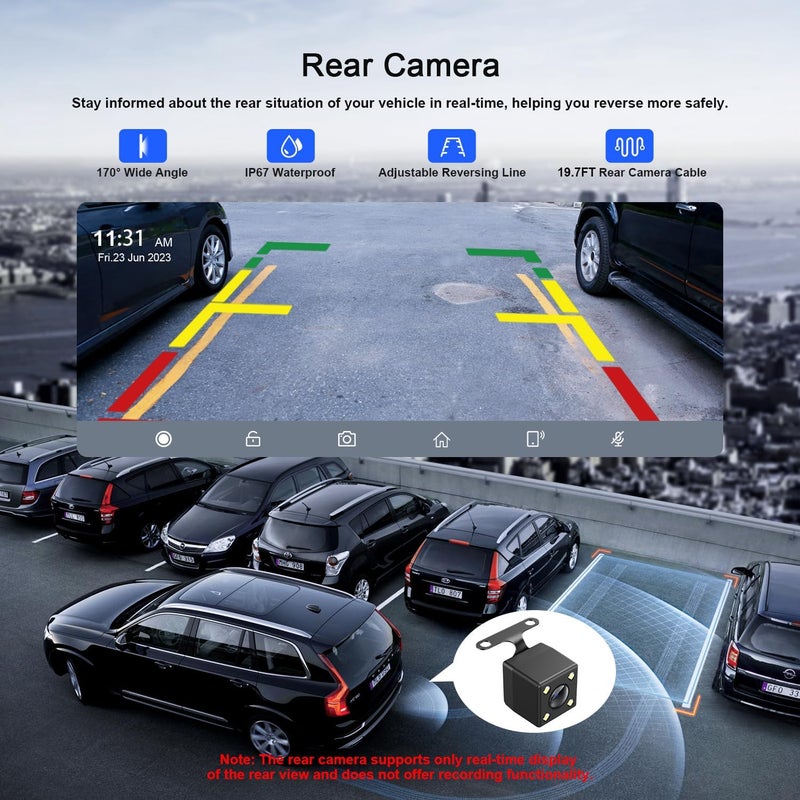 Avylet 10.26" HD IPS Portable Screen Display with Wireless CarPlay and Android Auto - Image 4