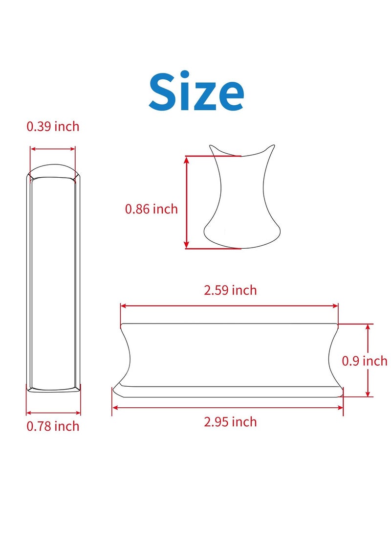 SYOSI SYOSI Steel Guitar Slide Tone Bar for Dobro Guitar Lide Metal Steel Tone Bar Lap Steel Guitar for Dobro Hawaiian Guitar Lap Steel Guitar Guitar Slide for Electric Guitar Accessories  - Image 2