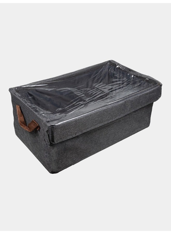 FALMER - Oxford Foldable Lid Storage Box for Clothes Towels Bed Linen Organizer 47*27*18cm - Image 1