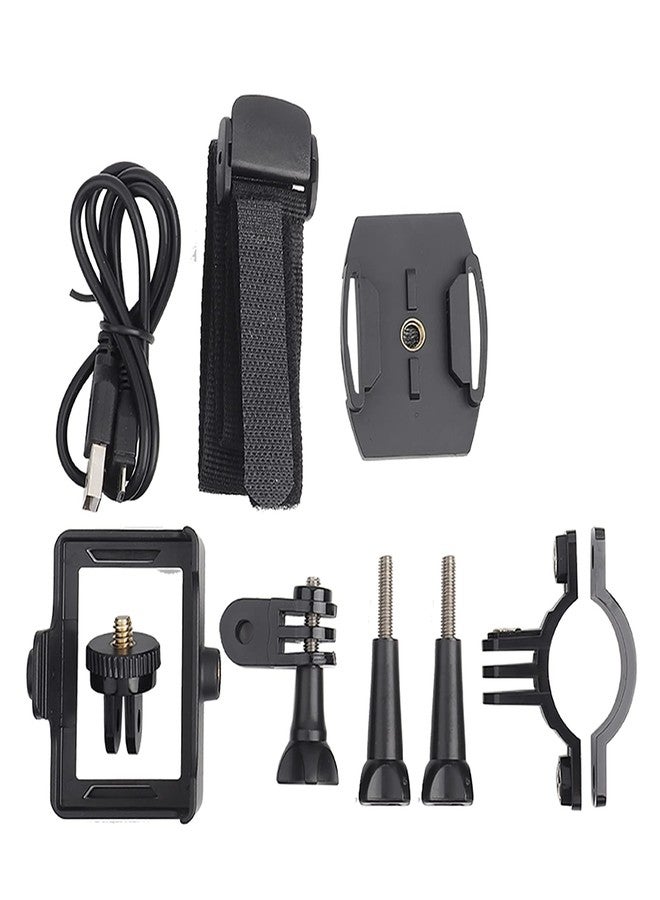 Serounder Action Camera Kit 1080P 12MP 30m Outdoor Sports Video Camera USB 2.0 Underwater Cam Full LCD Mini Camcorder with 900mAh Rechargeable Batteries and Mounting Accessories Kits(Black) - Image 4