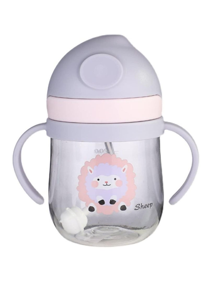 Gonice Baby Bottle Sippy Cups with Handle Graduated, 300ml Sippy Cups for Toddlers - Image 1