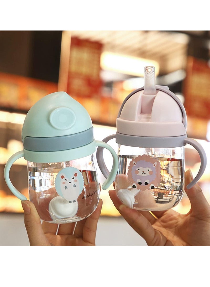 Gonice Baby Bottle Sippy Cups with Handle Graduated, 300ml Sippy Cups for Toddlers - Image 4