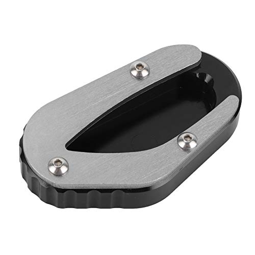 Ymiko Motorcycle Kickstand Pad Side Stand Enlarge Pad Support Kickstand Extension Pad Fit for T100 / T120 (TAI) - Image 1