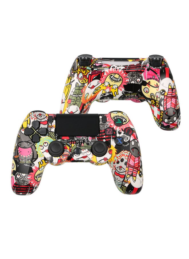Generic Private Model Is Suitable For P4 Wireless Bluetooth Handle Is Suitable For P4 Host/computer/Android Double-sided Painting Game-Product Color:Cartoon  - Image 1