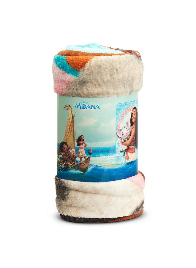 Disney Disney's Moana, "Voyagers" Micro Raschel Throw Blanket, 46" x 60", Multi Color  - Image 4