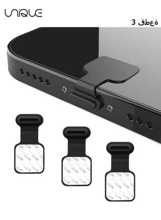 3pcs USB Type C Anti-Lost Anti Dust Plugs, Dust Cover Port Plugs Protection Compatible with iPhone 15 Samsung Galaxy S21/S20/S22 Ultra Huawei for All Type-C Smartphone and Tablet - Black - pzsku/ZE97D6607724F65E4F81CZ/45/_/1719301408/cc2358ca-f427-43ed-a3e2-72cf68efefef