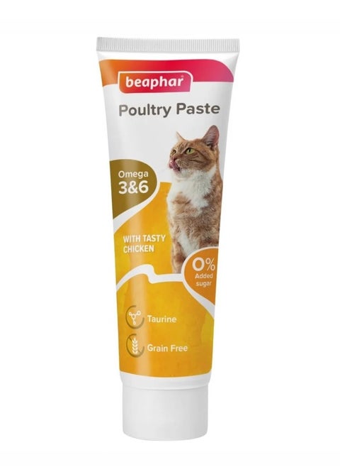 Beaphar Chicken Paste for Cats Rich in Omega 3 & 6 100g