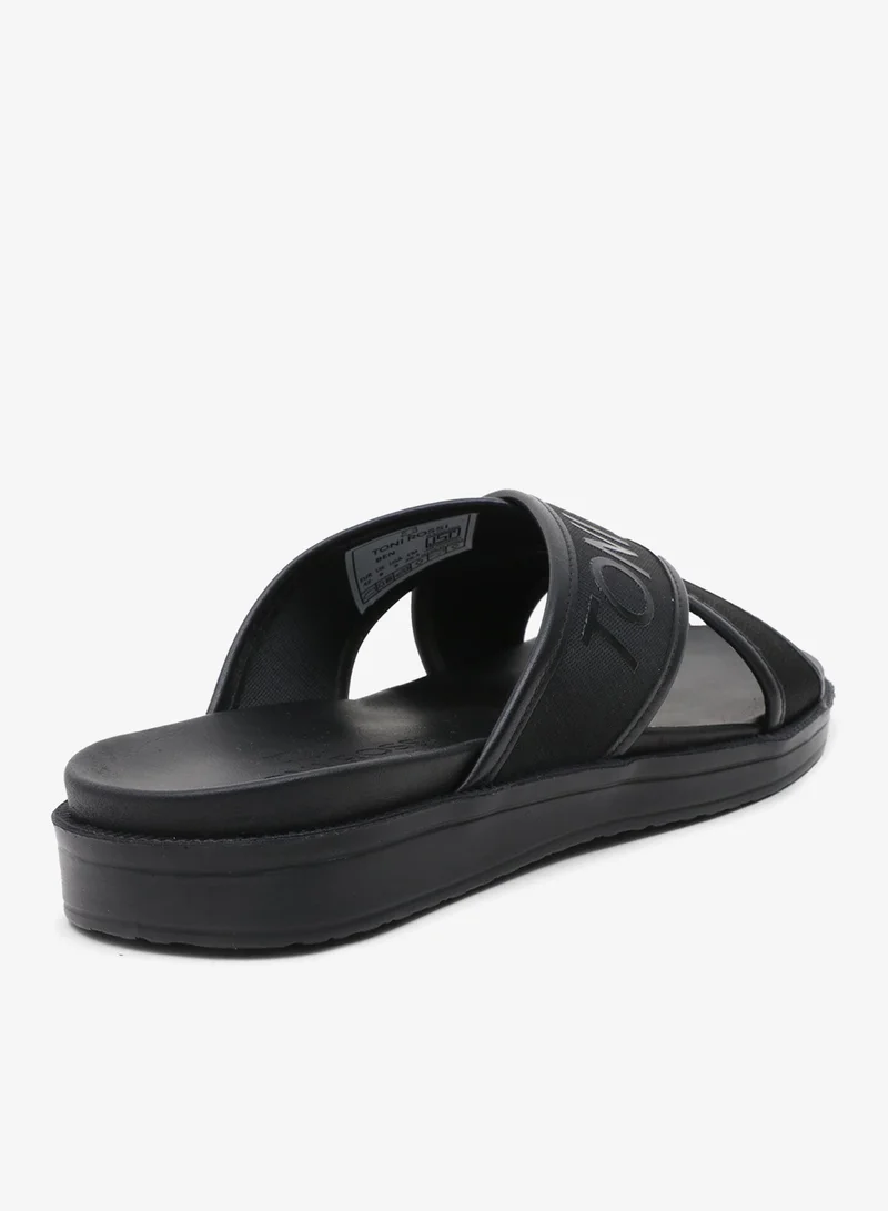 Toni Rossi Black Ben Casual Sandals for Men | Best Price UAE