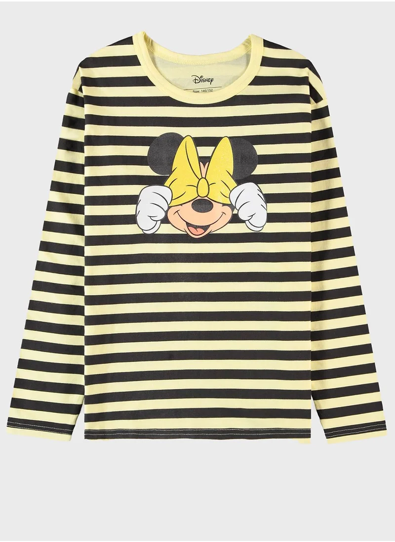 DIFUZED Kids Minnie Mouse Sweatshirt