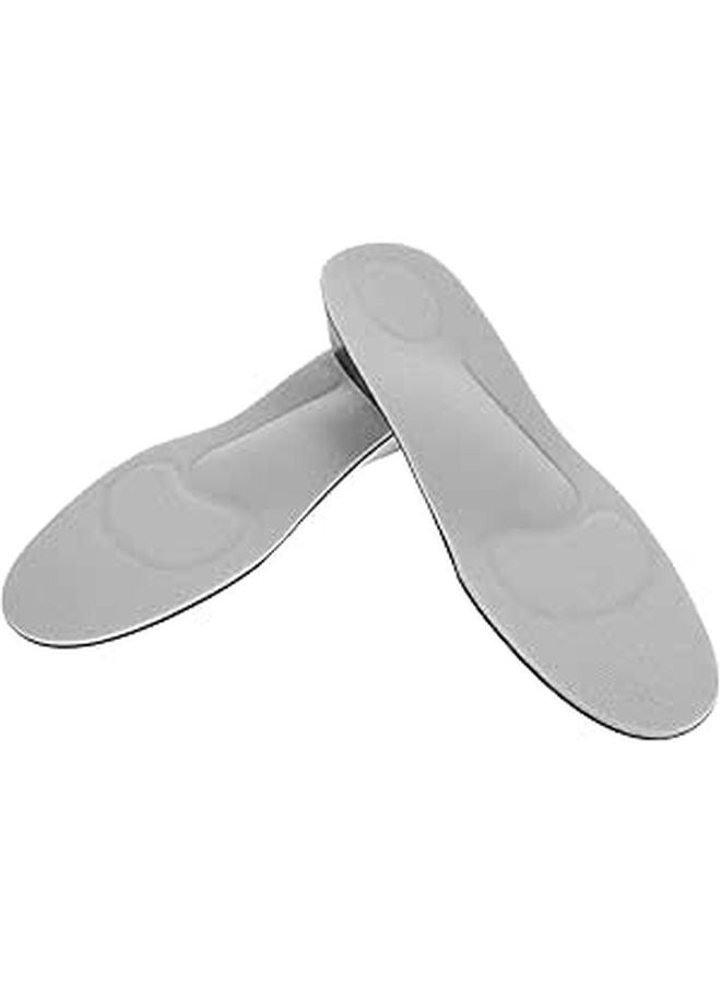 Grey Shoe Insoles For Women Height Increase 3 5cm With Arch Support EU 34 40 - Image 1