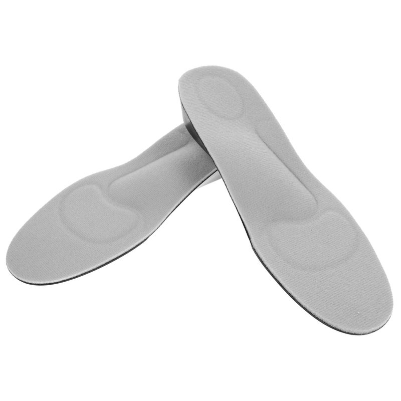 Grey Shoe Insoles For Women Height Increase 3 5cm With Arch Support EU 34 40 - Image 2