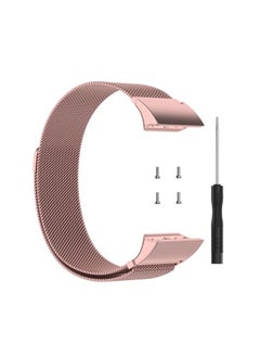Replacement Strap For Garmin Forerunner 35 / 30 Milanese Watch Band Rose Pink