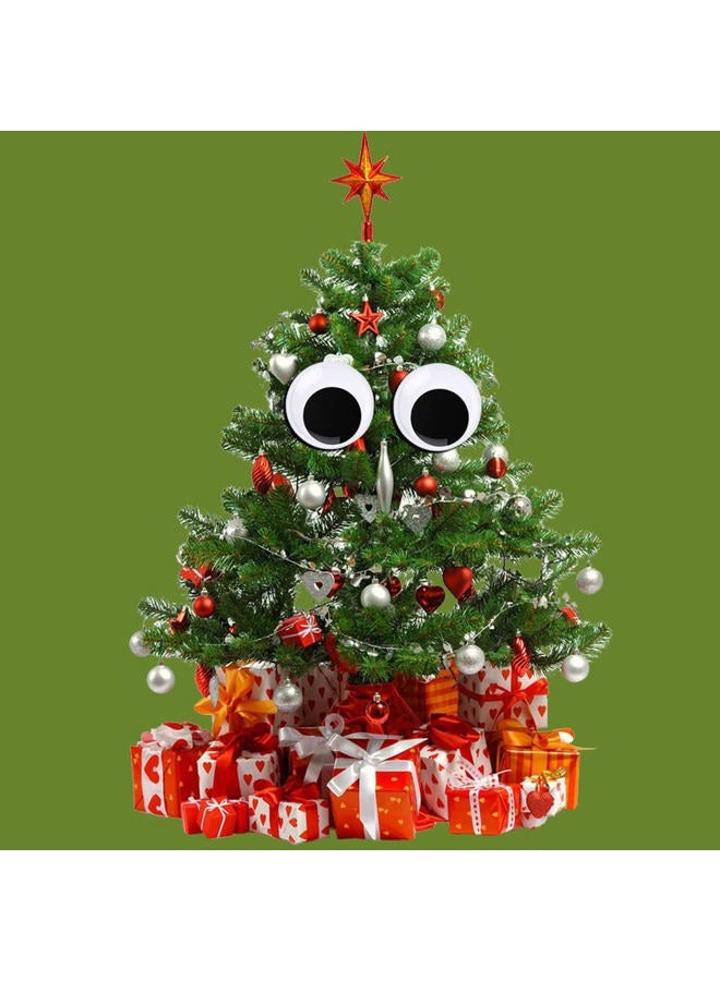 TrlaFy 2PCS 5 Inch Extra Large Googly Eyes with Self Adhesive Black Large Gaint Googly Plastic Eyes Wiggle Eyes for DIY Crafts, Door, Fridge, Wall, Halloween Home Decoration(5.12in/130mm-2pcs) - Image 4