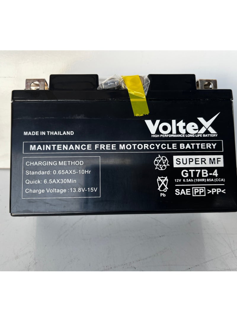 Voltex - Voltex High Performance Long Life Motorcycle Battery, Power: 12v 5Ah /20hrs, Made in Thailand - Image 1