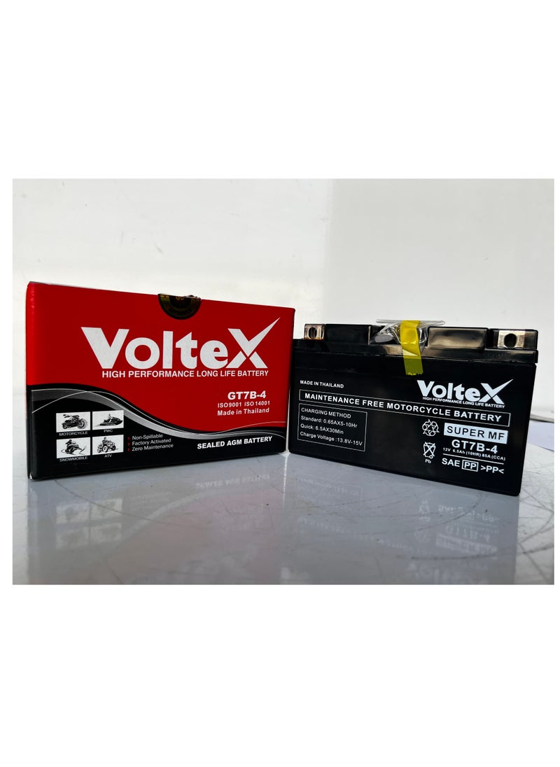 Voltex - Voltex High Performance Long Life Motorcycle Battery, Power: 12v 5Ah /20hrs, Made in Thailand - Image 1