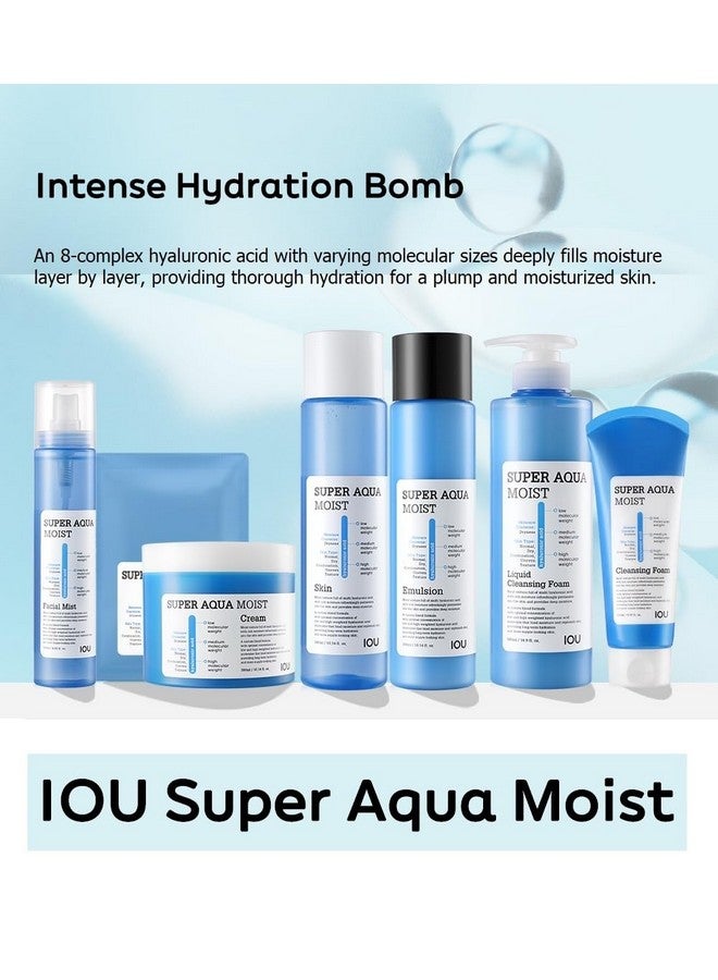 Welcos Iou Super Aqua Moist Emulsion Intensive Moisturizing For Longlasting Hydration Soothing & Nourishing With Hyaluronic Acid Hydrating Bomb Korean Skin Care 300Ml / 10.14 Fl. Oz - Image 2