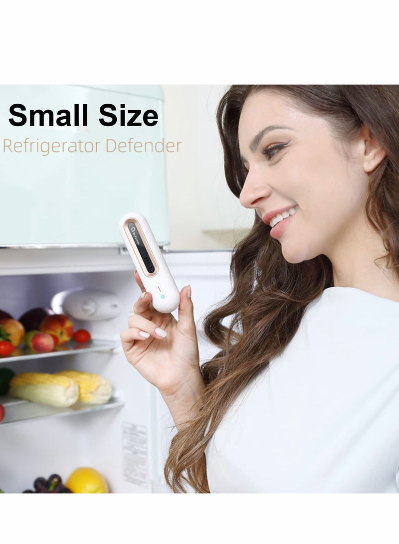 Mini USB Fridge Deodorizer, Portable Rechargeable Refrigerator Deodorizer Reusable, Small Ozone Air Purifier for Fridge, Car, Closet, Wardrobe, Shoe More Effective Than Charcoal Bags - Image 5