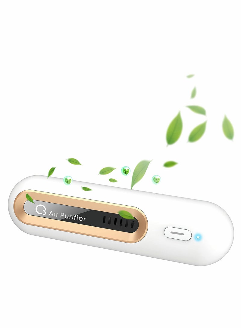 Mini USB Fridge Deodorizer, Portable Rechargeable Refrigerator Deodorizer Reusable, Small Ozone Air Purifier for Fridge, Car, Closet, Wardrobe, Shoe More Effective Than Charcoal Bags - Image 1