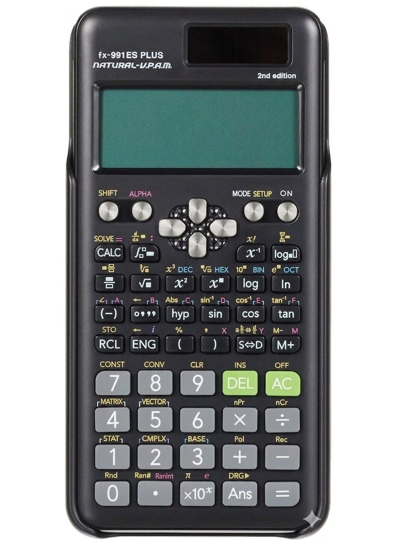 إن إكس تي آلة حاسبة علمية وتقنية Fx-991ES Plus الإصدار الثاني - 417 وظيفة للطلاب والمهندسين - Image 1