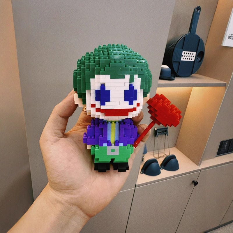 Chao Le Chuang Micro Particle Building Blocks Cartoon Clown Series 6725-6728 Educational Diy Toys - Image 3