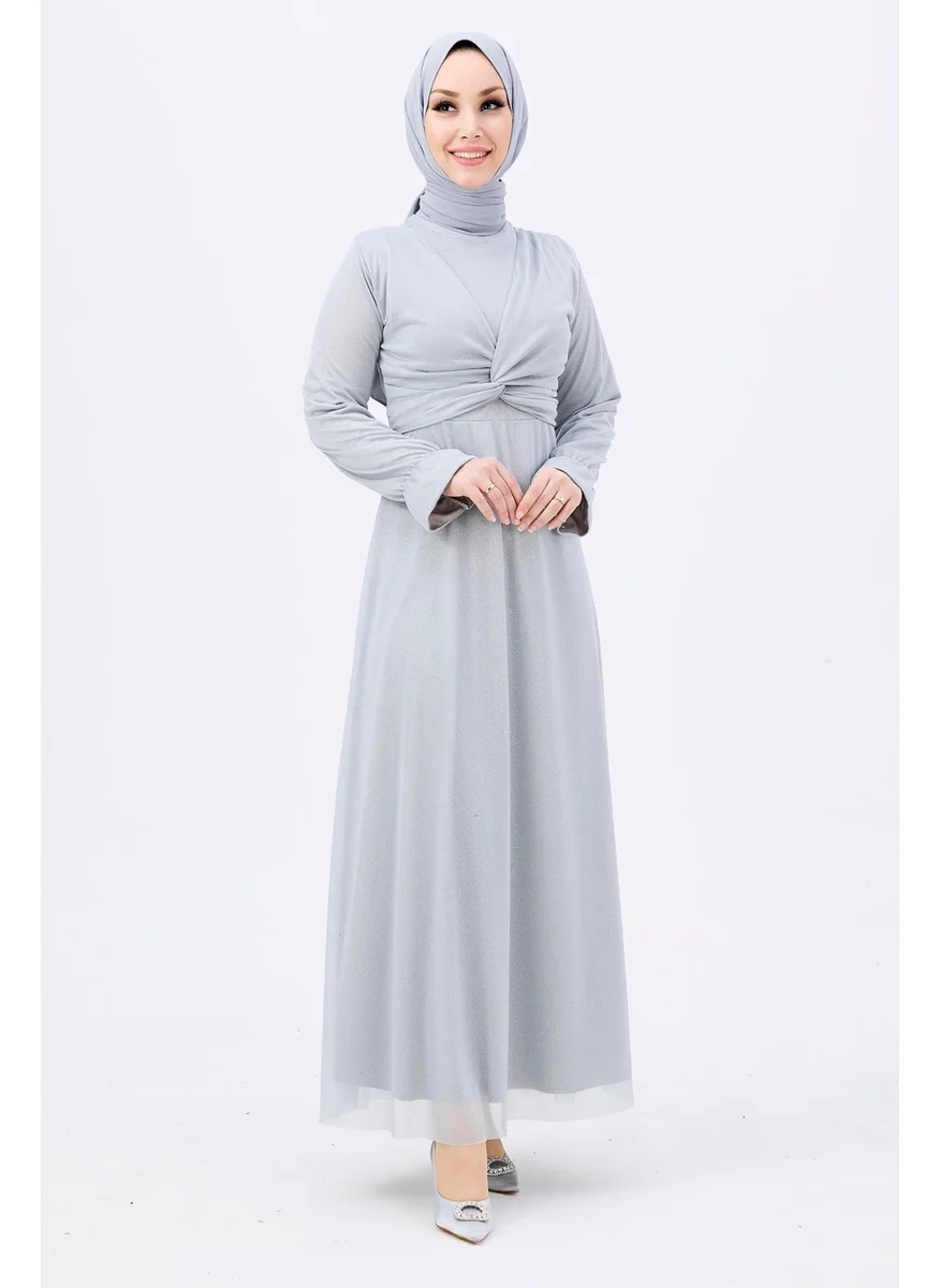 Tofisa 11142-GRI Evening Dress