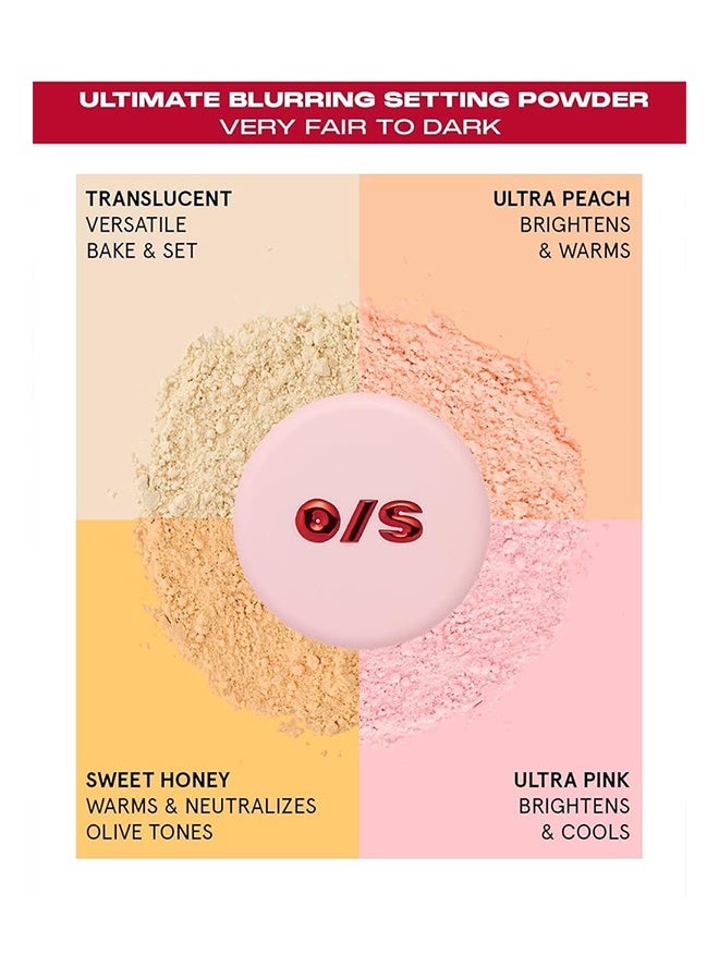One size Ultimate Blurring Setting Powder Full Size - Ultra Pink - for Fair to Medium Skin Tones - Image 5