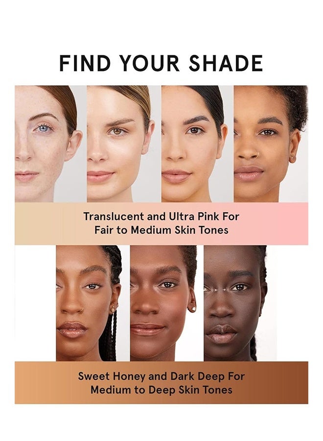 One size Ultimate Blurring Setting Powder Full Size - Ultra Pink - for Fair to Medium Skin Tones - Image 4