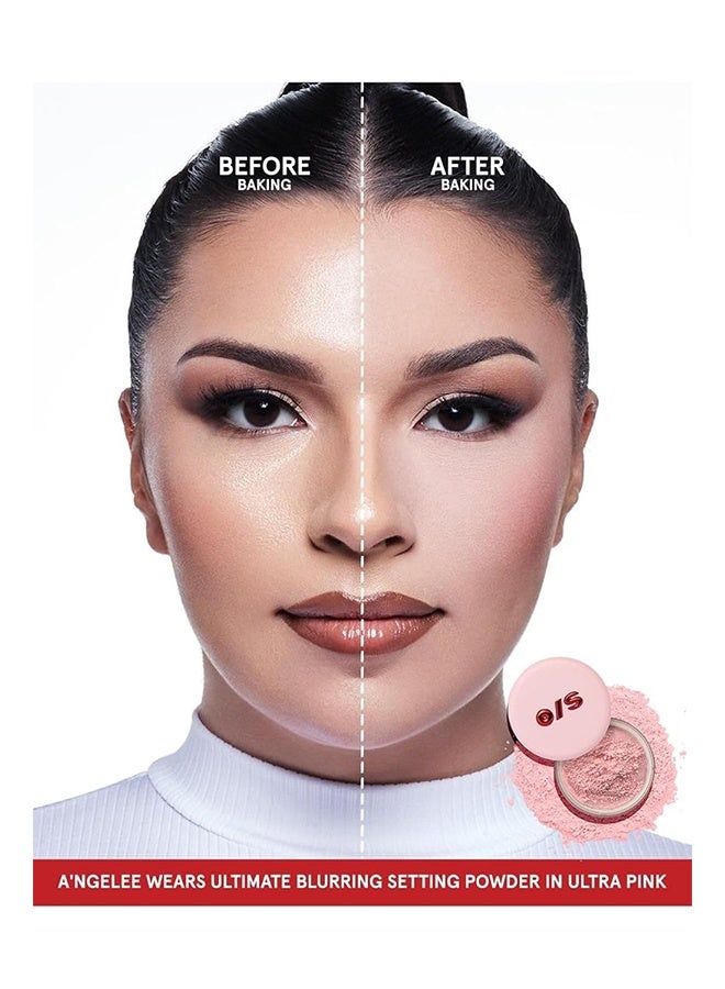 One size Ultimate Blurring Setting Powder Full Size - Ultra Pink - for Fair to Medium Skin Tones - Image 3