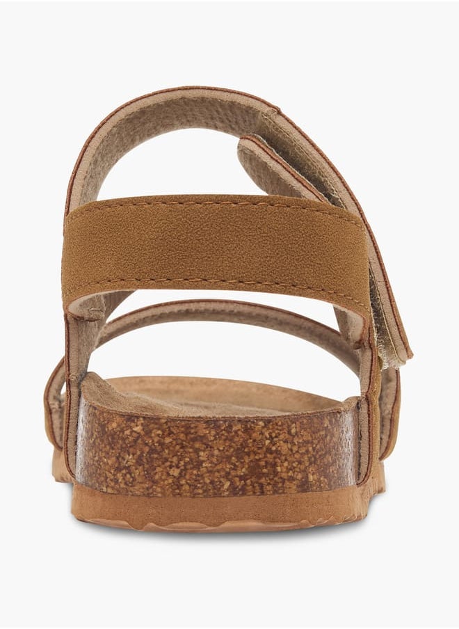 LBL by Shoexpress Boys Stitch Detail Sandals With Hook And Loop Closure  - Image 4