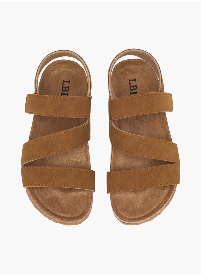 LBL by Shoexpress Boys Stitch Detail Sandals With Hook And Loop Closure  - Image 2