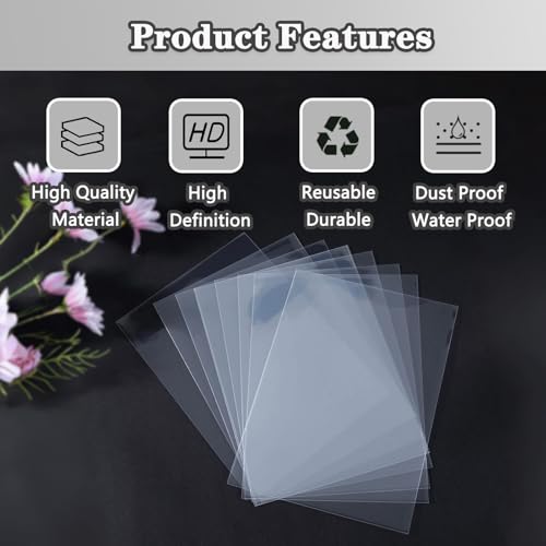 Mecefeno Recipe Card Protectors, Recipe Card Covers Index Card Sleeves Protect Recipes Kitchen Plastic Cookbook Sheet Protectors Cookbook Page Sleeve - 100 Count 4×6 Inch - Image 4