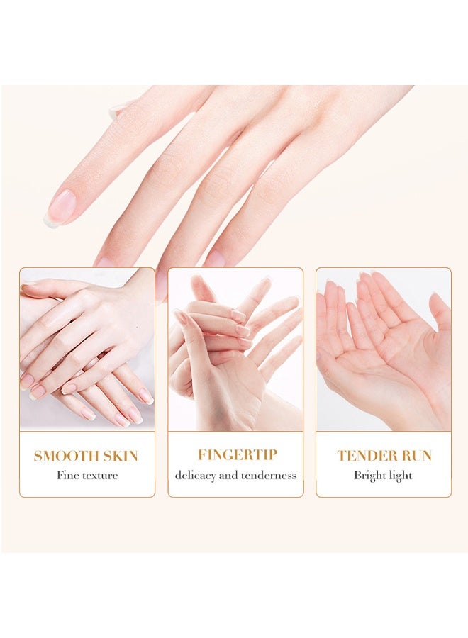 SADOER Collagen Hand Cream, 10 Times Collagen Content Active Protein Technology,Nourishing Whitening Moisturizing Skin Care Cream, Fast Absorbing Anti Ageing Hand Cream, Smooth And Soft Skin Crack Repair Cream To Remove Wrinkles Darkness 30g  - Image 4