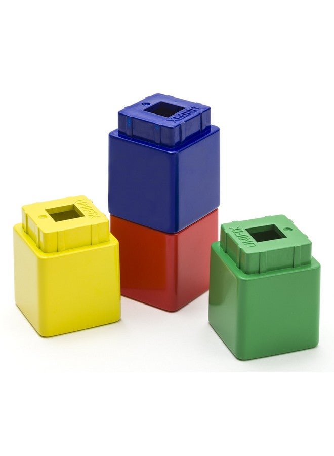 Didax - Dd211255 Jumbo Unifix Cubes, Multicolor, Large (Set Of 20) - Image 1