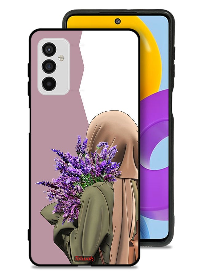 Tolwak Samsung Galaxy M52 5G Protective Case Cover Holding Flower - Image 1