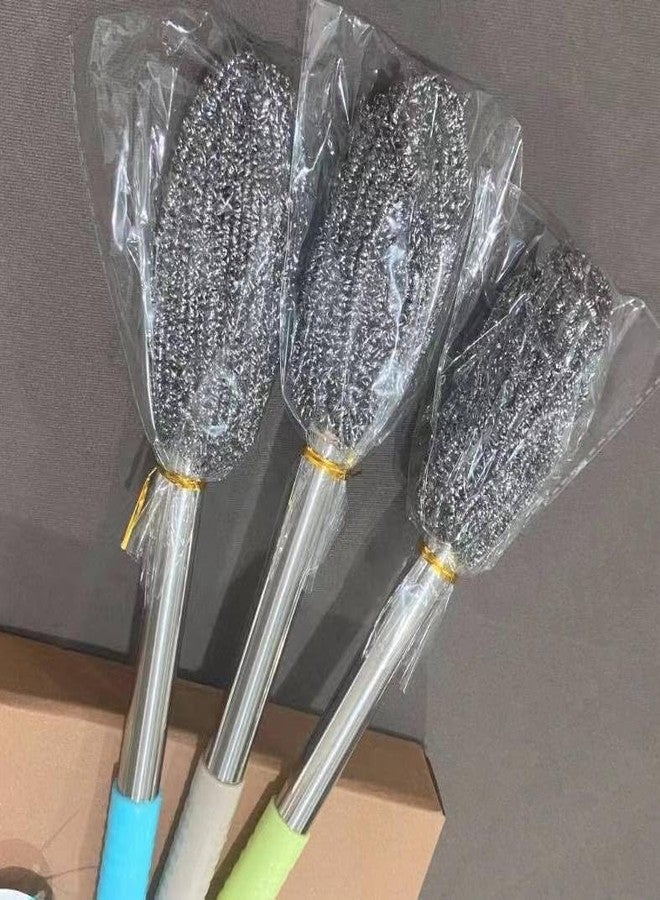 SHOPOLIFE Bottle Cleaning Brush || Steel Bristle, Long Handle Toilet Cleaner Mop || Multi-Purpose Cleaning Supplies (1 Pc - Multicolor) - Image 3