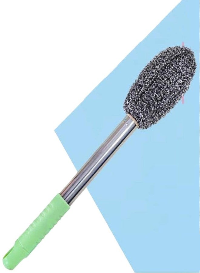 SHOPOLIFE Bottle Cleaning Brush || Steel Bristle, Long Handle Toilet Cleaner Mop || Multi-Purpose Cleaning Supplies (1 Pc - Multicolor) - Image 1