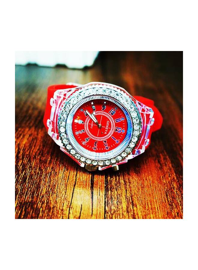 Geneva Geneva Super LED Colour Changing Quartz Wrist Watch - Image 2